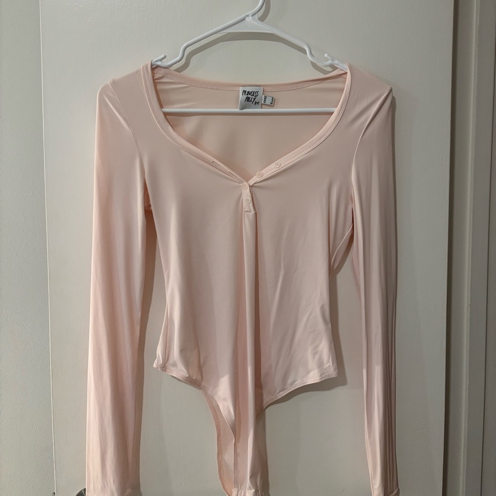 Pink princess polly bodysuit